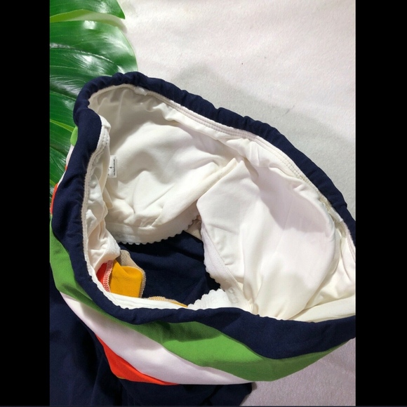 NEW $148‎ Robin Piccone Casey Colorblock One-piece - Picture 9 of 9